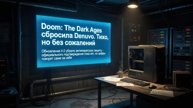 Doom: The Dark Ages сбросила Denuvo. Тихо, но без сожалений